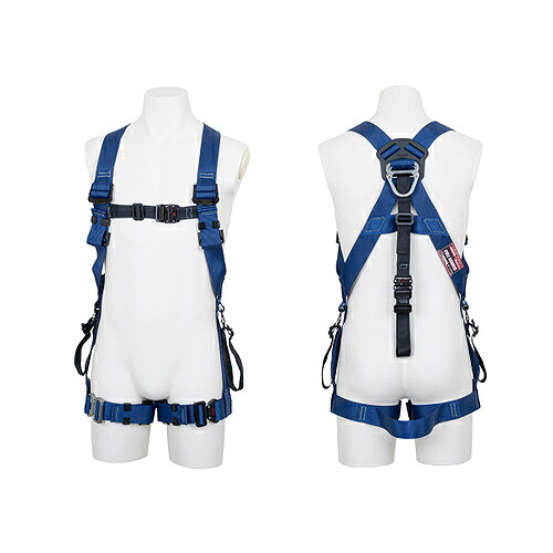 【SALE通貨価値】藤井電工 墜ちる取り締まり用物の具 フルハーネス型 ( TH-521-OT-BL-M )