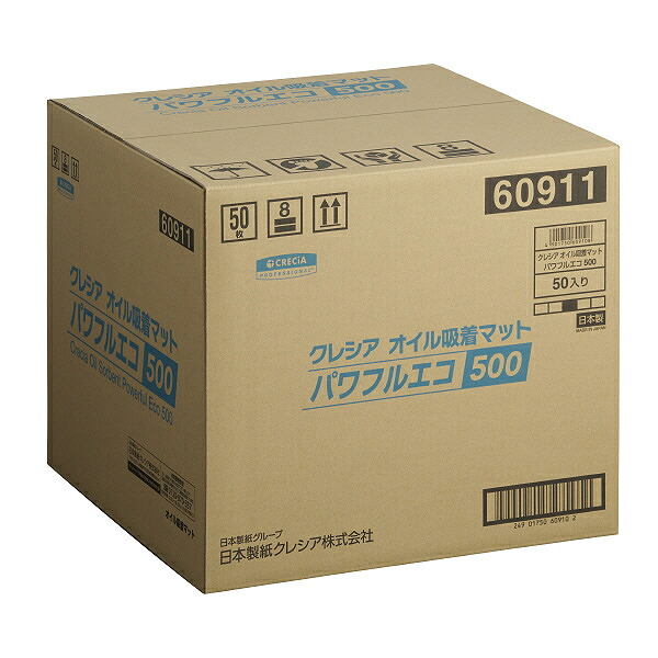 クレシア ( 日本製紙クレシア ) クレシア オイル吸着マット/大箱単位 ( 60911 パワフルECO 500 )