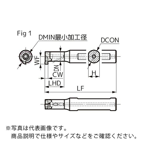 住友電気工業 SEC-溝入れバイト ホルダ ( E08D-SSHMN125-08 )