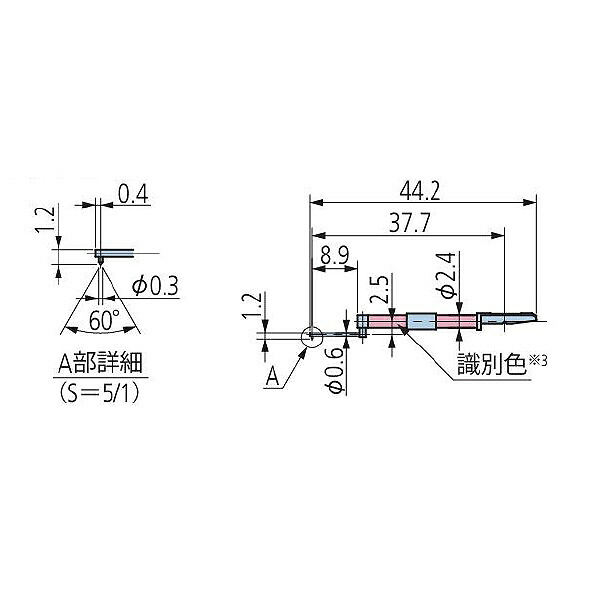 ミツトヨ 粗さ測定機 嘱する品 12AAB406/超小穴スタイラス 5マイクロ/SJ-400