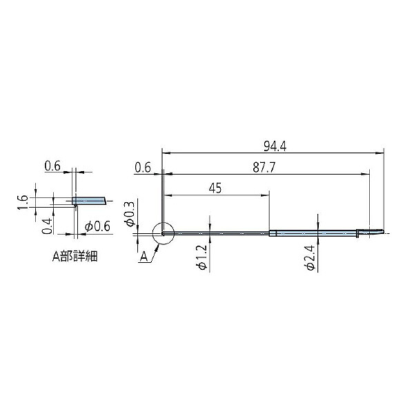 ミツトヨ 粗さ測定機 嘱する品 12AAE940/長っ細い穴用スタイラス