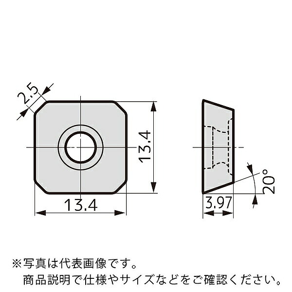 住友電気工業 カッタチップ ( SEMT13T3AGSN-L ACP200 ) 【10個セット】