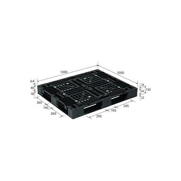 【SALE通貨価値】三甲 調色板(片面当てはめる型) ( 812306-00 D4-1012-12 黒いこと )