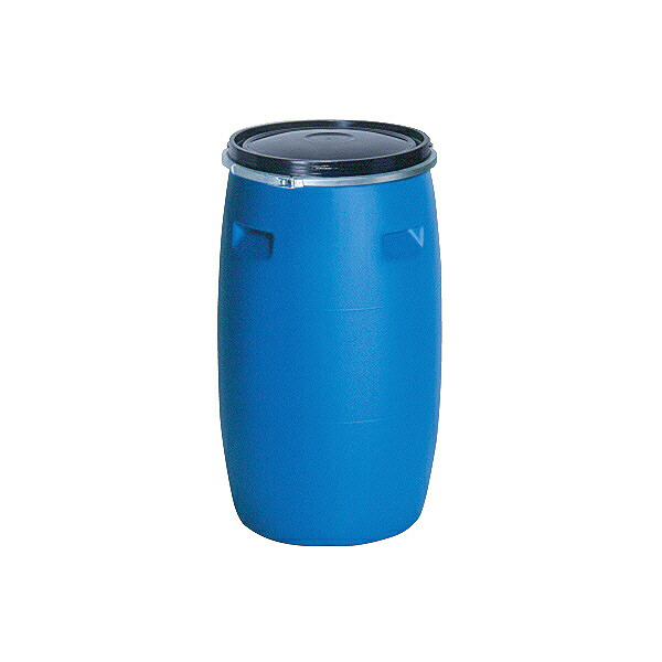 三甲 プラスチックドラム オープンタイプ ( 850011-01 PDO200L-1 ブルー )