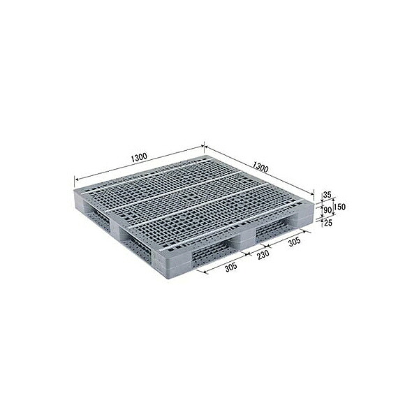 【SALE通貨価値】三甲 調色板(片面当て嵌める型) ( 816903-01 D4-1313 薄墨色 )
