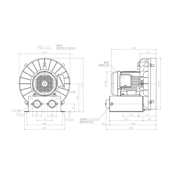 SDG ガストブロア ( U2V-170E )