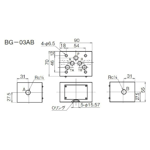 ダイキン 剪断応力取出用立ちはだかる ( BG-03AB-40 )