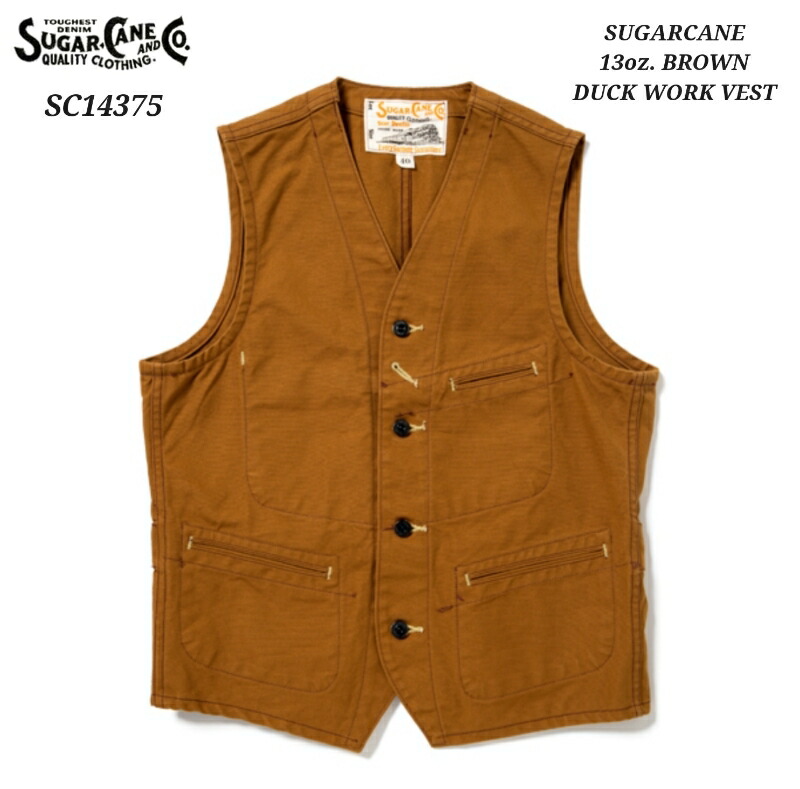 楽天市場】SUGAR CANE シュガーケーンベスト9oz. BLACK COVERT