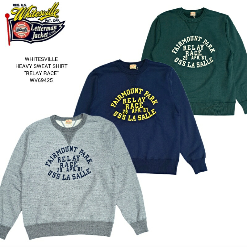 楽天市場】WHITESVILLE HEAVY SWEAT SHIRT W/PRINT 