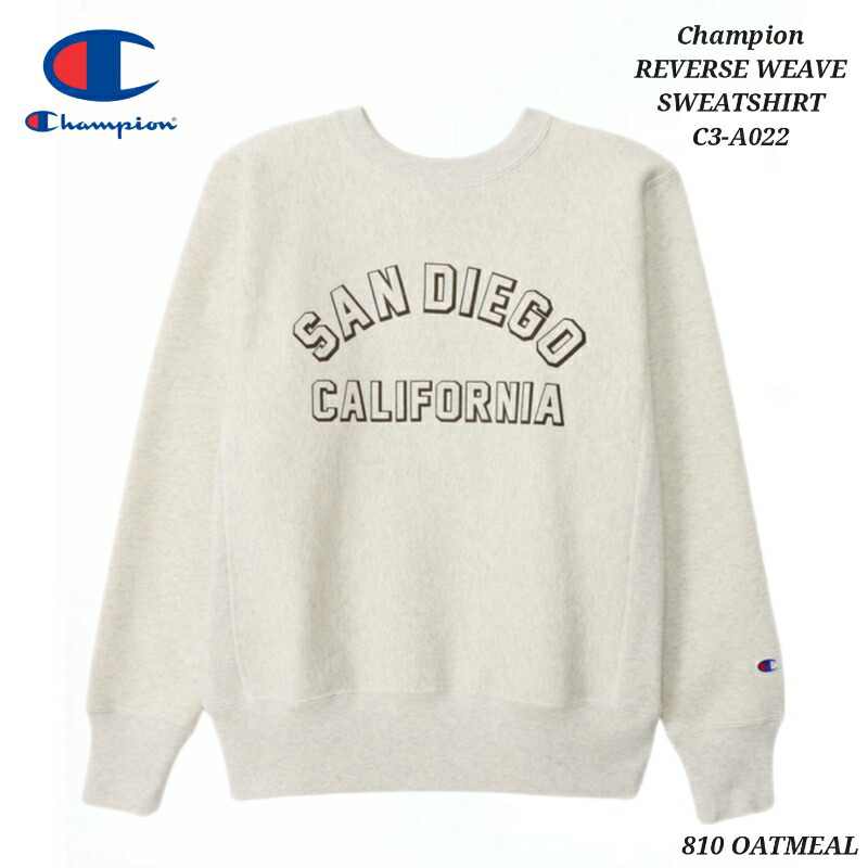 Champion REVERSE WEAVE CREW NECK SWEATSHIRT はやりっ子 流汗 調教師 単科大学 C3-A022
