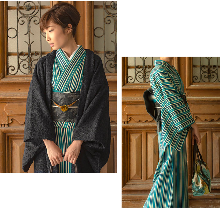 楽天市場 作り帯 お太鼓 軽装帯 ワンタッチ簡単着用可能 着物用 結び帯 名古屋帯 カジュアル 凪 薄ベージュ地にヘリンボーン織り柄 ふだんきものハイムラヤ