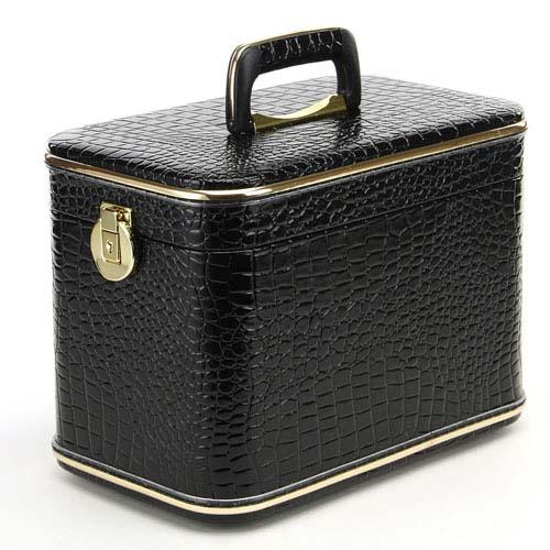 Skyway USA MARUEM 黒 鍵付きメイクケース 昭和レトロ Skyway USA MARUEM 黒 鍵付きメイクケース 昭和レトロ 【楽天市場