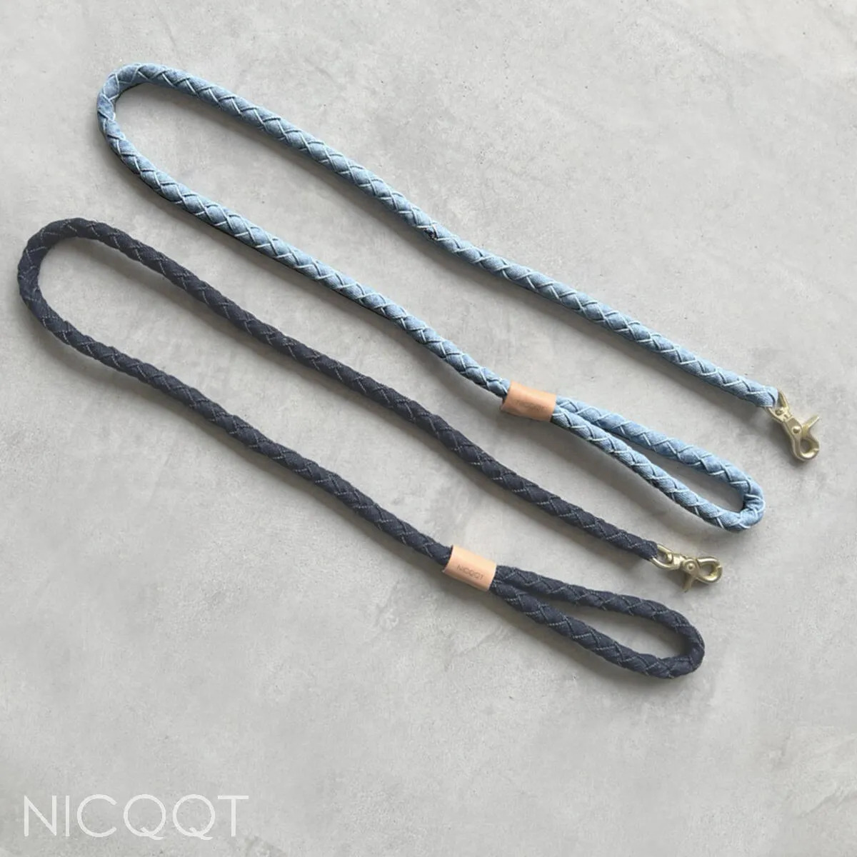 【ガチャで最大10%OFF】ニクキュウト NICQQT デニムショルダーリード|ニクキュウト NICQQT nicqqt ニクキュウト デニムショルダーリード デニム ショルダーリード 犬用ショルダーリード 犬用リード 犬 リード 肩掛けリード ハンズフリー｜プロ用ヘアケアShop　KiraKira