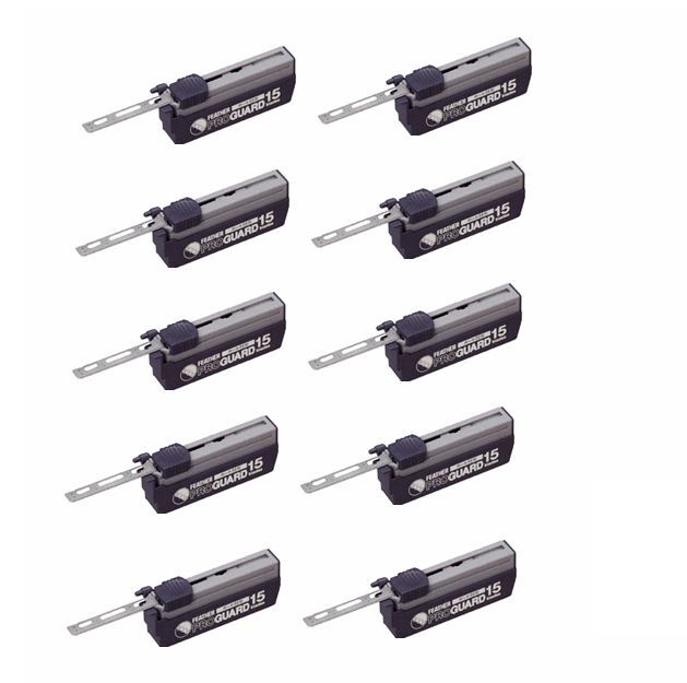 フェザー プロガード 替刃　15枚×10個 楽天市場】フェザー プロガード替刃（15枚入）×10個 : 美な〜る