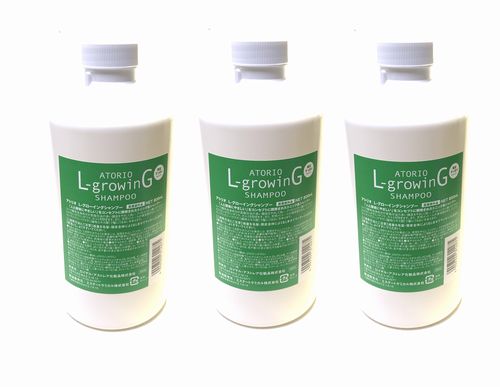 貨物輸送無料！ロイヤルアストレア アトリオ L－グローイングシャンプー（詰替用）800mlｘ3本 【治療法部外品】