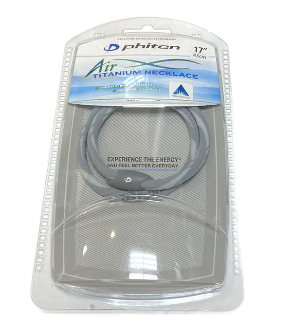 【楽天市場】【ゆうパケット選択で送料無料】ファイテン(phiten) ネックレス Titanium Necklace チタンネックレス Air