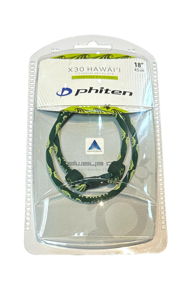 【楽天市場】【ゆうパケット選択で送料無料】ファイテン(phiten) X30 HAWAI TITANIUM NECKLACE