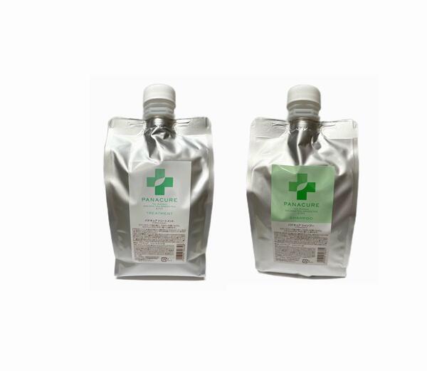 即日発送！ ロイヤルアストレア パナキュア詰め替え セット（シャンプー1000ml トリートメント1000ｇ  ）＆詰替え用ポンプ+ホルダー２セットつき