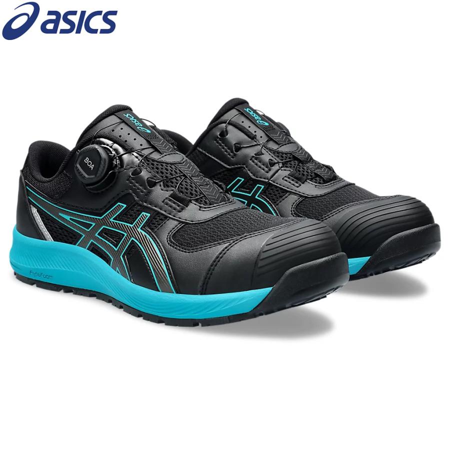未使用品✨アシックス asics BOA ゴルフシューズ27.0cm メンズ 黒 24AW 新作] アシックス 安全靴 1273A095.001 ウィンジョブ CP309