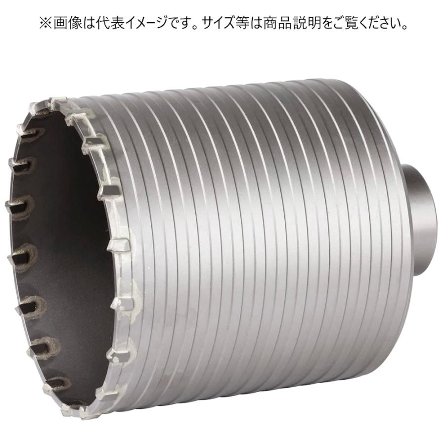 ミヤナガ 刃先径120mm ハンマーコアカッター ガイドプレート付 (有効長100mm) カッター長150mm MH120C｜ハカリスタ店 17,625円