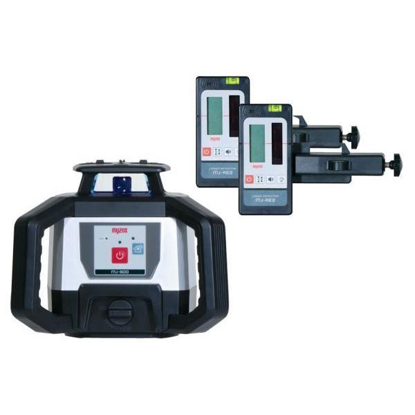 MYZOX マイゾックス MJ-600 自動整準レーザーレベル 受光器MJ-RE3x2台セット 三脚なし ぴたドラ対応機種 JSIMA認定店｜ハカリスタ店
