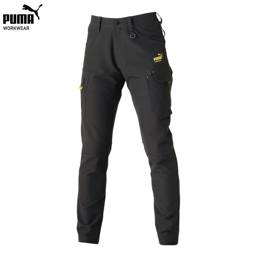 PUMA カーゴパンツ PW-3015A 02 ブラック S M L LL 3L 4L プーマ ワークウェア PUMA.AT WORK. 作業服 作業ズボン