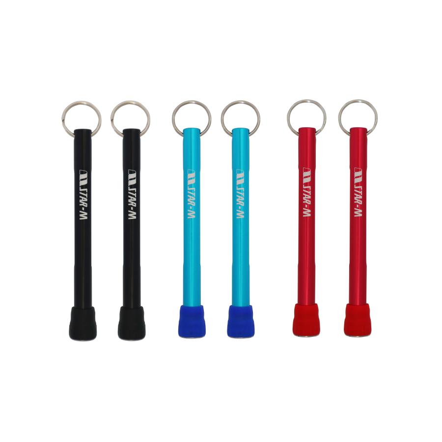 【メール便発送可】スターエム ドリルホルダー 3色x2本セット(Black Red Blue) 全長130mm 5011-S STAR-M ※メール便をご希望の方は、ご注文手続画面の配送方法より「追跡可能メール便」をご選択ください。