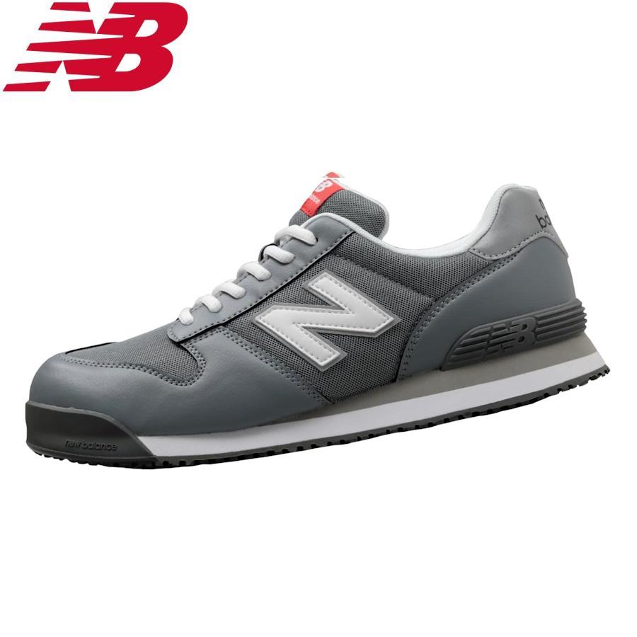 ニューバランス PL-881 ポートランド Portland グレー セーフティシューズ 安全靴 newbalance