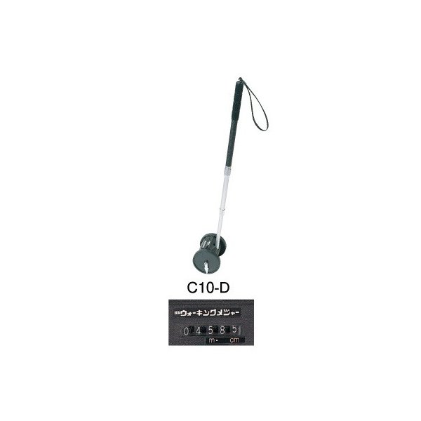 東京ラソニック ウォーキングメジャー C10-D 測定範囲1cm-1km 車輪径10cm 2輪タイプ 重量600ｇ [ロードメジャー 距離測定]