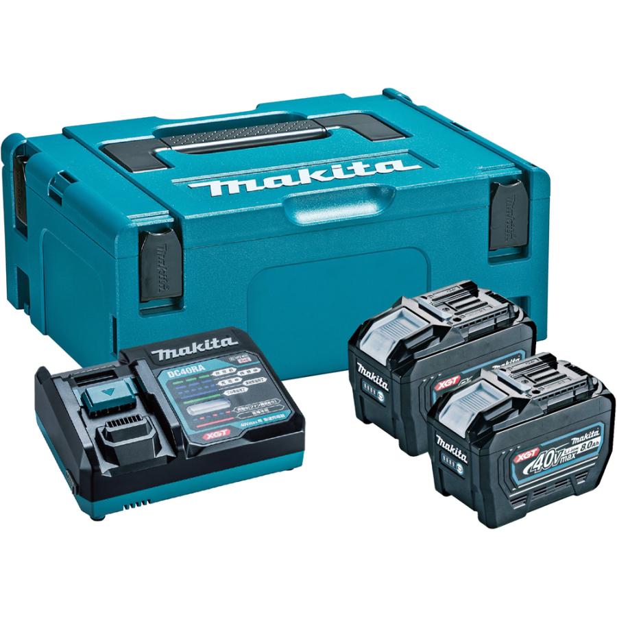 makita マキタ パワーソースキット XGT9（BL4080Fx2本・1口急速充電器DC40RA・マックパックタイプ2） A-74843 国内正規品｜ハカリスタ店
