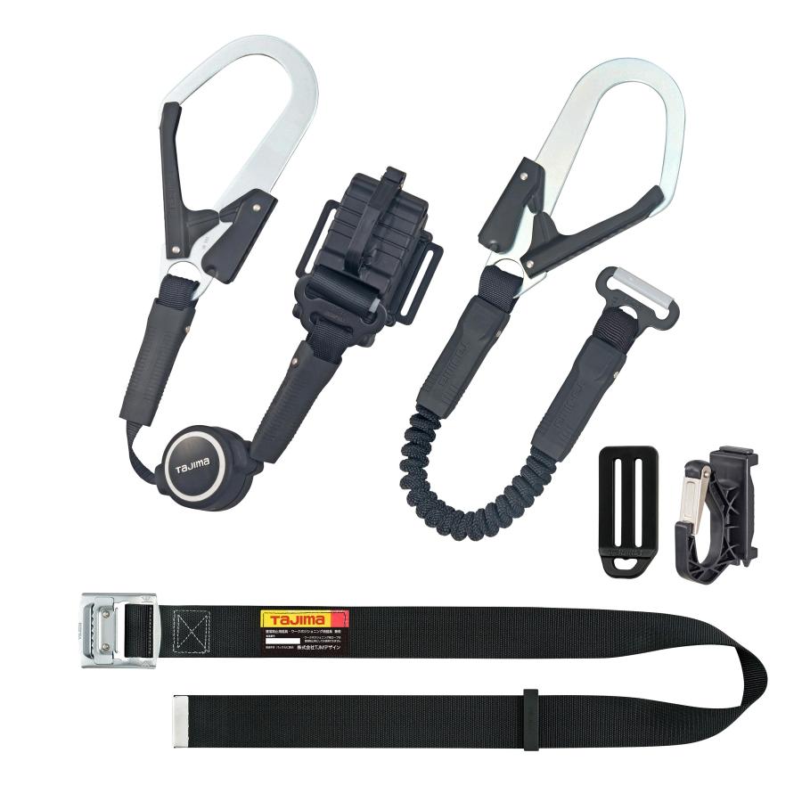 TAJIMA タジマ B1SMER-TL1WBK 胴ベルト用 ER150縦型L1ダブル スチールベルトMセット