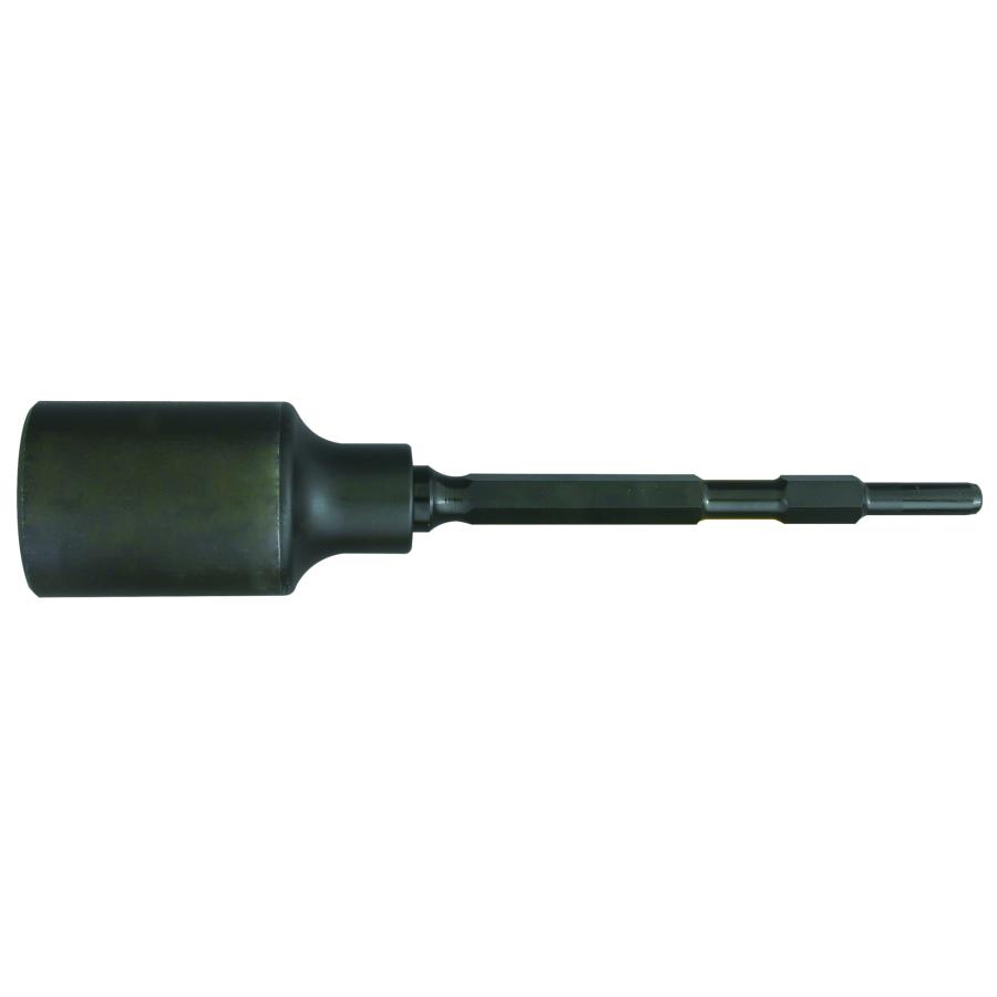 RAKUDA 10115 単管打込アダプタB型 六角軸17H 17Ｈx355粍口径50Φ（孔の深さ80粍） 涌き水製造所 駱駝