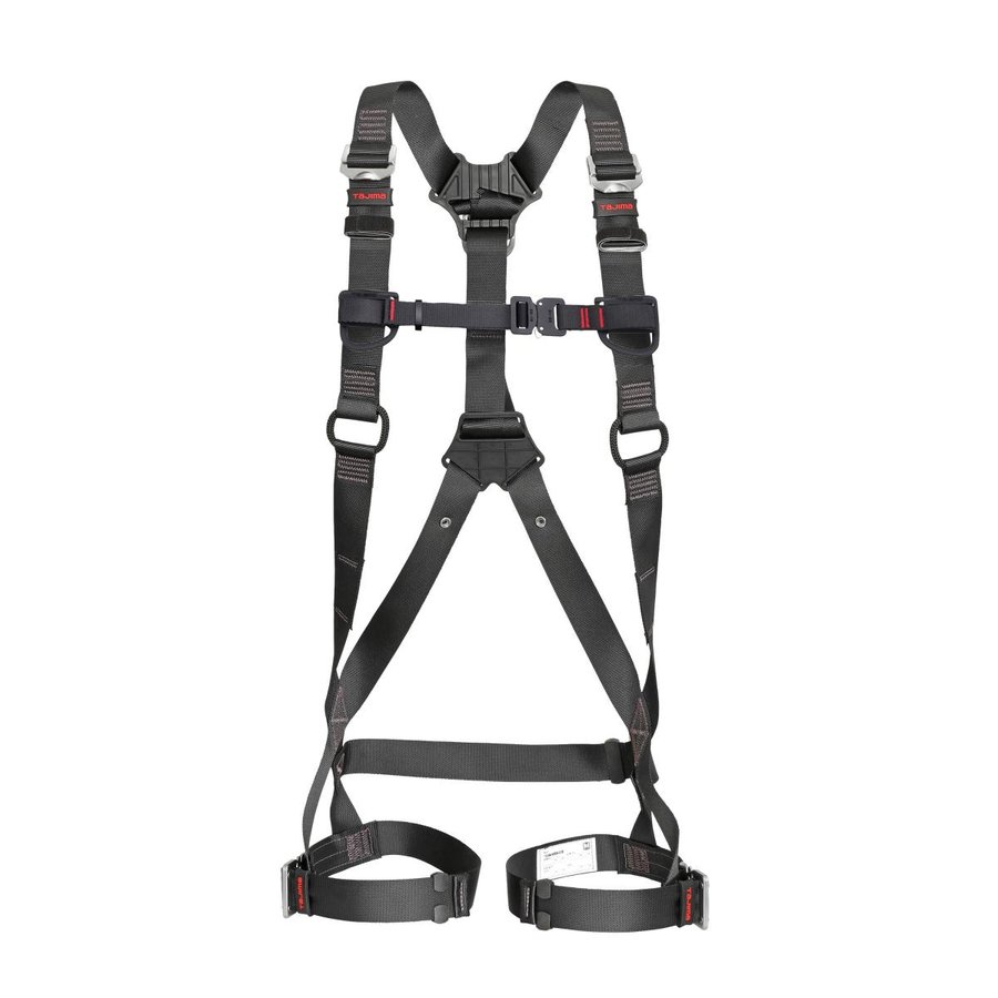 TAJIMA タジマ SEGハーネスZS 黒 M スチール製バックル AZSM-BK 新規格対応 ランヤード別売り