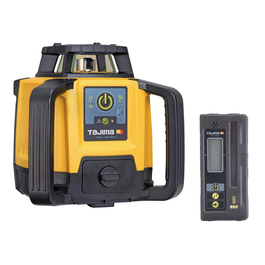 【JSIMA御墨付き店】TAJIMA タジマ ローテーティングレーザー TRL-315H （標準尺度受光器・受光器保持者付） 回転させるレーザ気泡管水準器 三脚架なし OPTOX