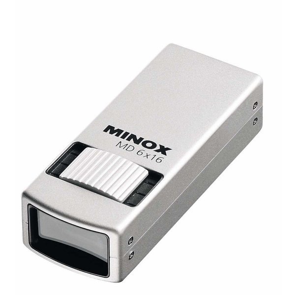 MINOX ミノックス単眼鏡 ポケットモノキュラーMD 6x16 望遠鏡倍率6倍 メタルボディ スライド式ピントレバー [日本正規品]