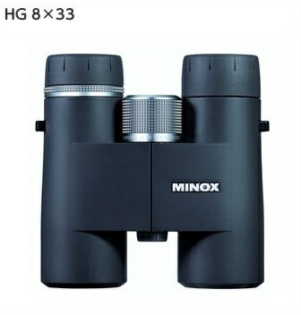 MINOX ミノックス小型望遠鏡 HG 8x33 望遠鏡倍率8倍 水晶体法的有効性径33粍 軽さ605g 完全無欠品精神測定検査証付 [日本定まり品]