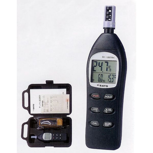 佐藤計量器SATOデジタル温湿度計SK-120TRH【smtb-k】【ky】｜計量器専門店　はかろう会