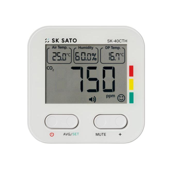 佐藤計量器 SK-40CTH CO2モニターミニ 快適ナビ No.1738-00 SATO