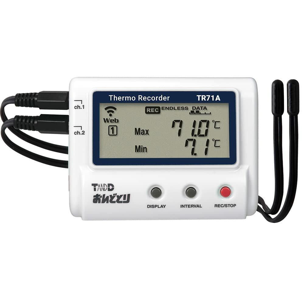 楽天市場】T&D 温湿度記録計 おんどとり（無線LAN） TR72A : ハカル