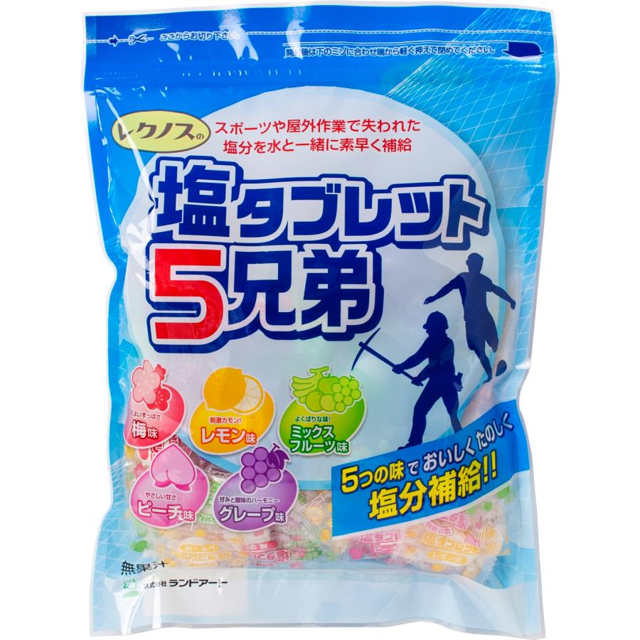 ランドアート 塩タブレット5兄弟 10袋まとめ買い お買い得!|ハカルモノショップ 店