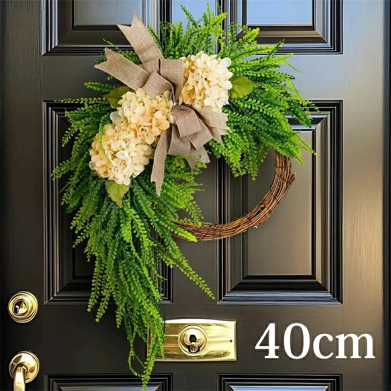 楽天市場】ナチュラルリース ユーカリ アートフラワー45cm 玄関掛け 秋