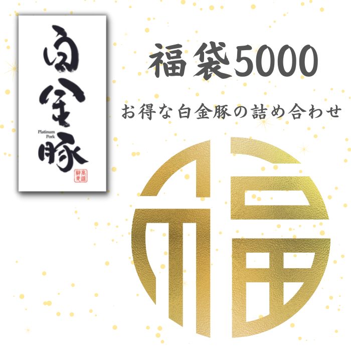 送料無料・冷凍配送【 白金豚 冬 詰め合わせ 5000 福袋 1.2kg 】 国産 岩手県産 豚肉 プラチナポーク 銘柄豚 ブランド 豚 お取り寄せ グルメ ギフト 贈り物 花巻東北 花巻名物 メガ盛り