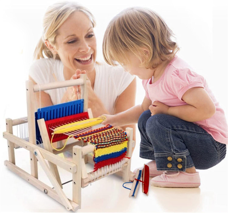 【楽天市場】手織り機 木製 織り機 卓上 手織り機 DIY 編み機 初心者向け 卓上手織り機 扱いやすい 簡単 子供用知的おもちゃ：方舟株式会社