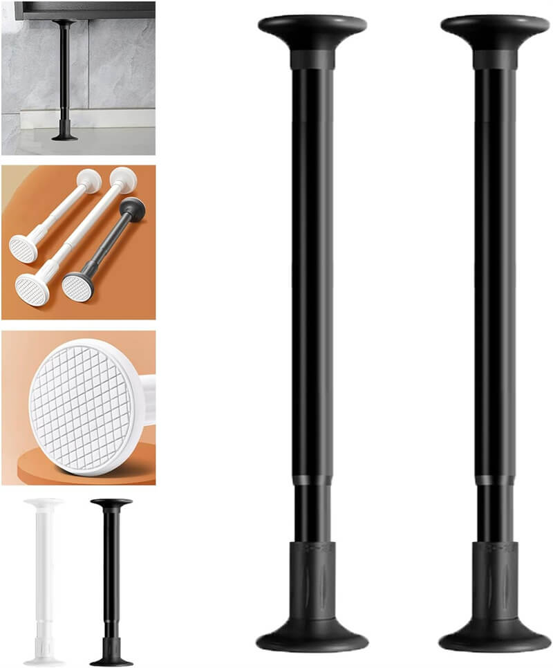 楽天市場】4本セット 家具転倒防止 突っ張り棒 短い 伸縮棒 ジャッキ式