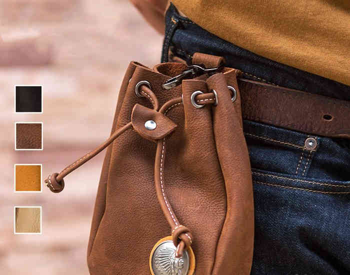 ジュン様　ディアスキン巾着　キャメル 楽天市場】TADY&KING ［ORDER ITEM］ ディアスキン コンチョ付巾着