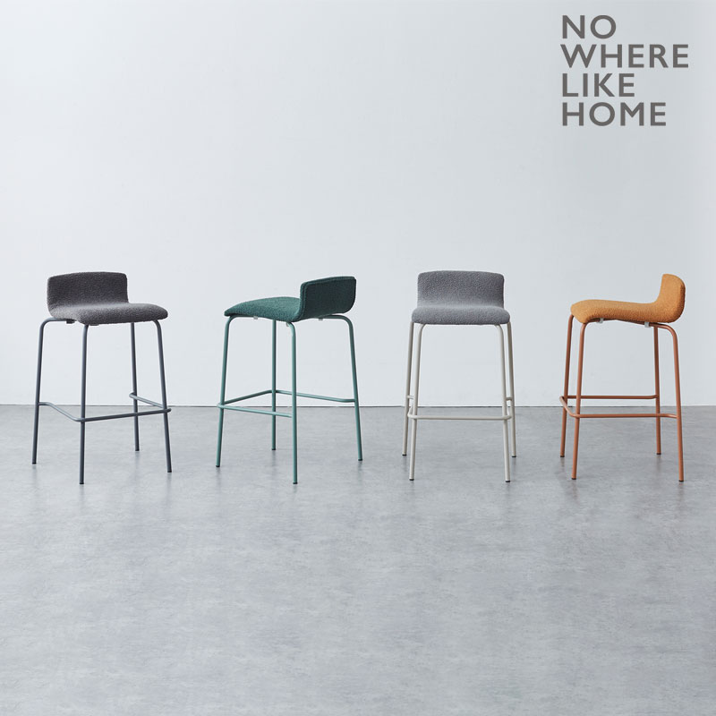 (正規品)カウンターチェア ハイチェア スタッキング スチール ファブリック 北欧 おしゃれ MORNO counter chair モルノ NWLH ノーウェアライクホーム｜無垢材家具と工芸 箱屋の八代目 21,087円