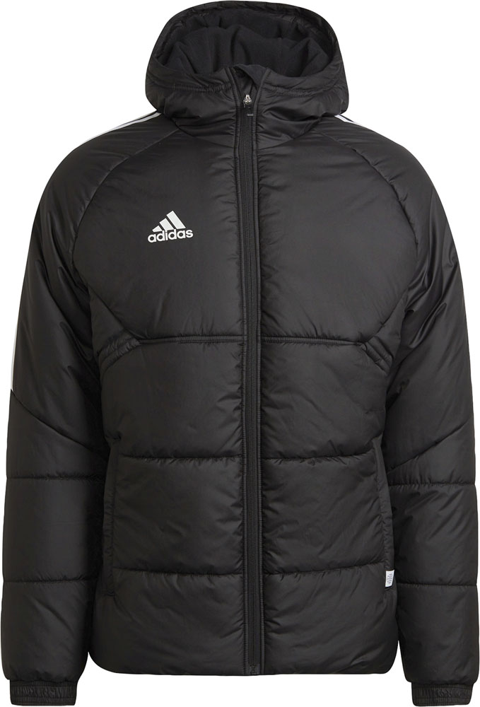 adidas(アディダス) サッカー・フットサル ウインドブレーカー・ジャージ CONDIVO 22 ウィンタージャケット KMG14 H21280 ウェア トップス 保温 伸縮 トレーニング 部活 練習 スポーツ メンズ 男性用 黒 22Q1 21SS {SK}