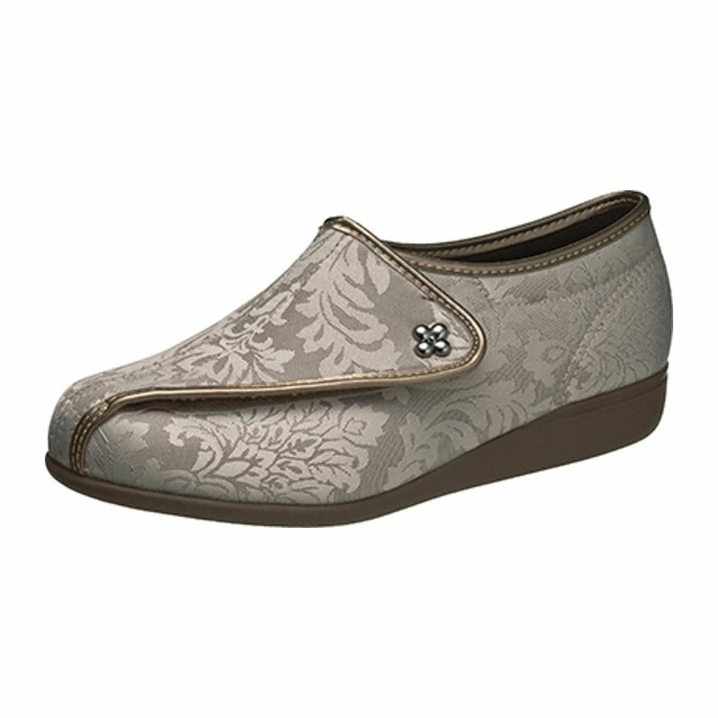 asahi shoes （アサヒシューズ） 快歩主義 スリッポン L011-5E　グレージュガラ 【グレー】 KS23147AA シューズ・靴 レディース 女性用 グレー 灰 25 {SK}