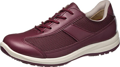 asahi shoes （アサヒシューズ） 医学的ウォーク スニーカー WK L030 ぶどう酒 【赤いこと】 KV30131 シューズ・靴 レディース お上さん用 赤いこと 赤 25 {SK}