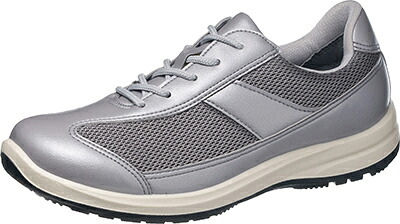 asahi shoes （アサヒシューズ） 医学的ウォーク スニーカー WK L030 しろがね色 【しろがね色】 KV30133 シューズ・靴 レディース 成人女性用 しろがね色 銀 25 {SK}
